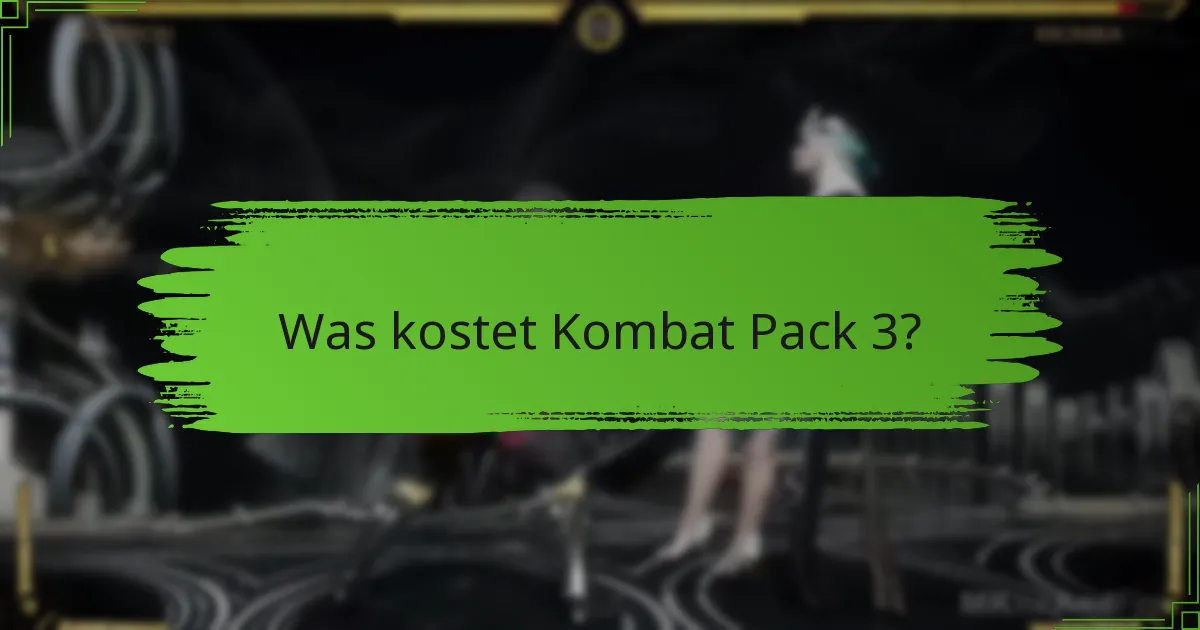 Wie kann ich Kombat Pack 3 beanspruchen?