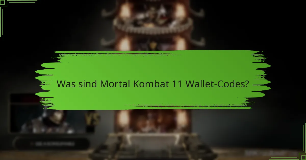 Wie löse ich einen Wallet-Code in Mortal Kombat 11 ein?
