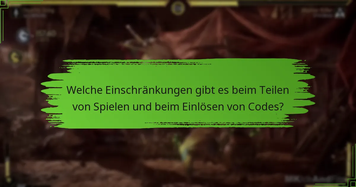 Wie vergleicht sich das Teilen von Spielen in Mortal Kombat 11 mit anderen Spielen?