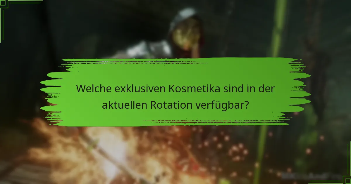 Wie vergleichen sich die Shop-Rotationsgegenstände mit früheren Angeboten?